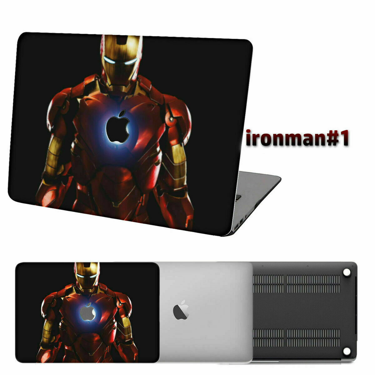 Avengers Pattern Matte Rubberized Hard Case Cover For Laptop Macbook AIR/PRO 13"