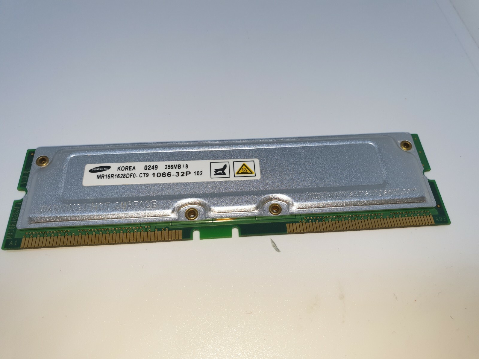 FOR DELL SAMSUNG MR16R1628DFO-CT9  256MB/8 Rambus 8ECC PC 1066-32P 800Mhz Memory