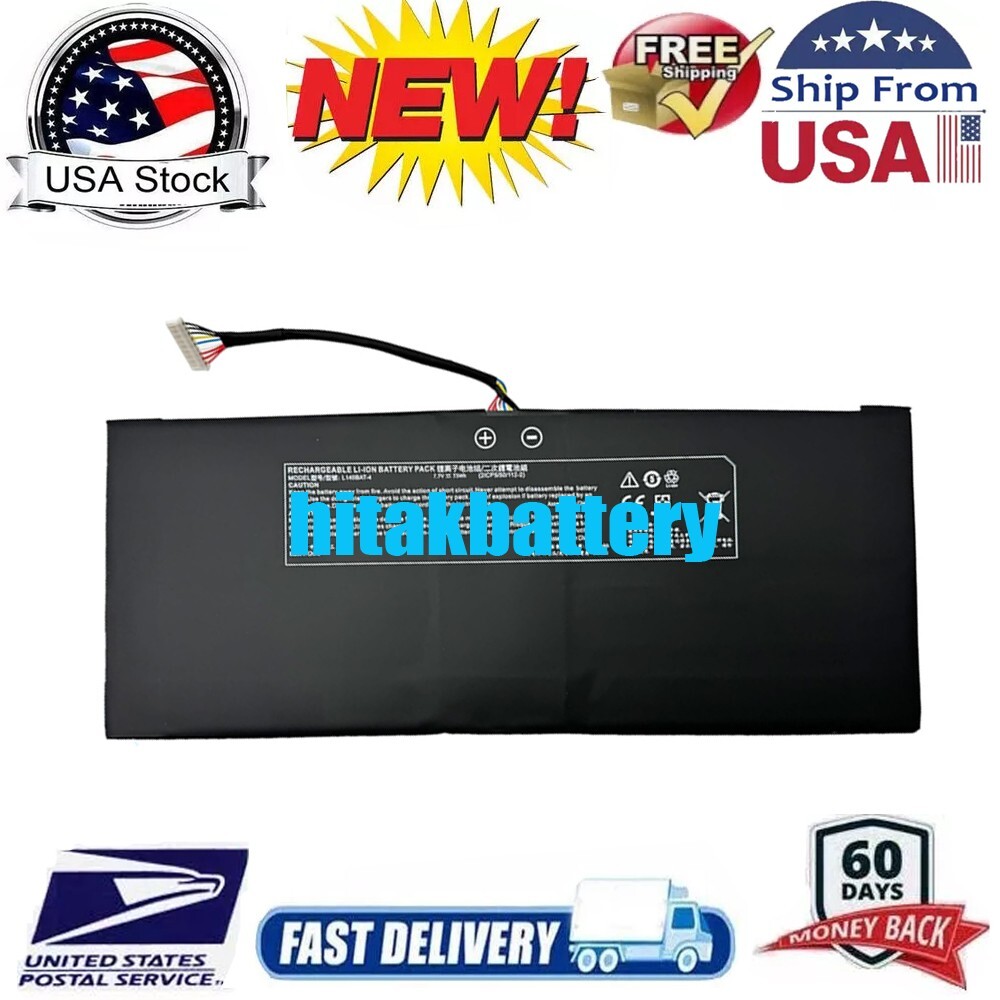 Replacement L140BAT-4 6-87-L140S-72B01 battery for Lemp9 System76 Darter Pro2021