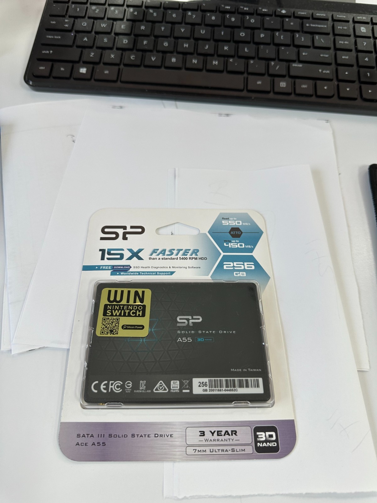 Silicon Power Ace A55 2.5" SATA 256GB Solid State Drive Internal