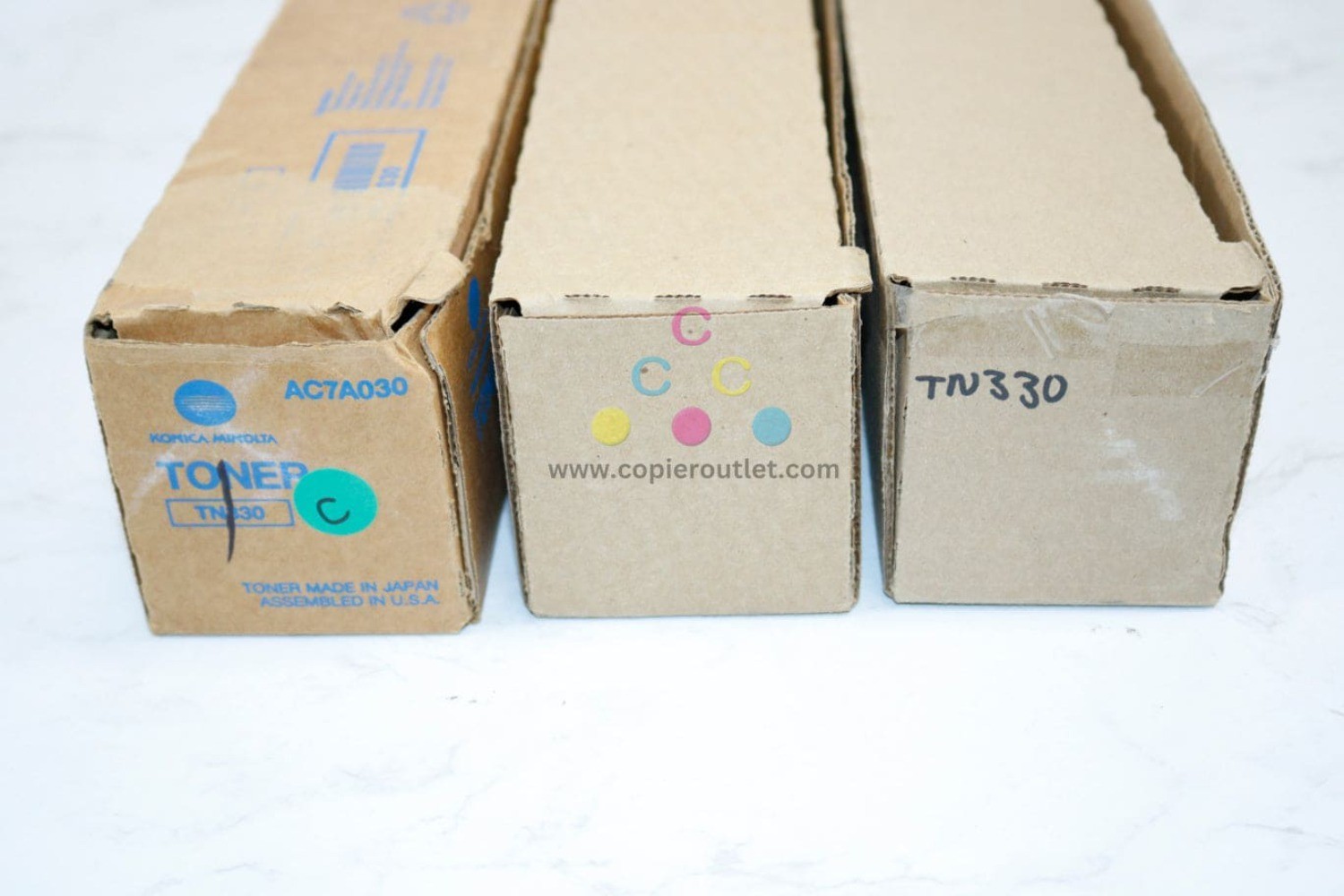 2 Cosmetic OEM Konica Minolta bizhub 300i,360i Black Toners TN330, AC7A030