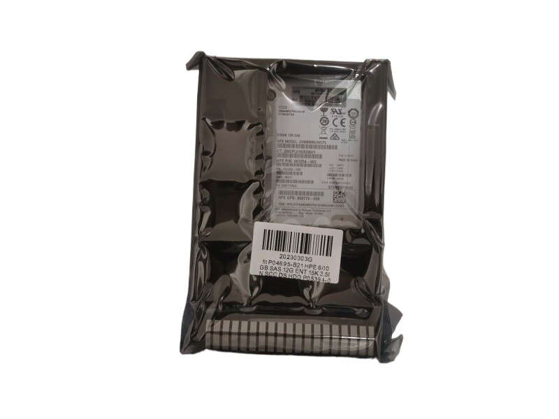 P04695-B21 P05394-001 600GB 3.5 IN ENT 15K SAS 12G SCC DS HDD Hard Drive