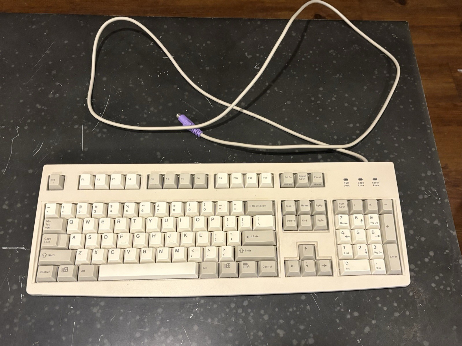 Vintage Cherry RS 6000 M Keyboard G83-6104LPNUS-0 QWERTY Made in Germany Tested