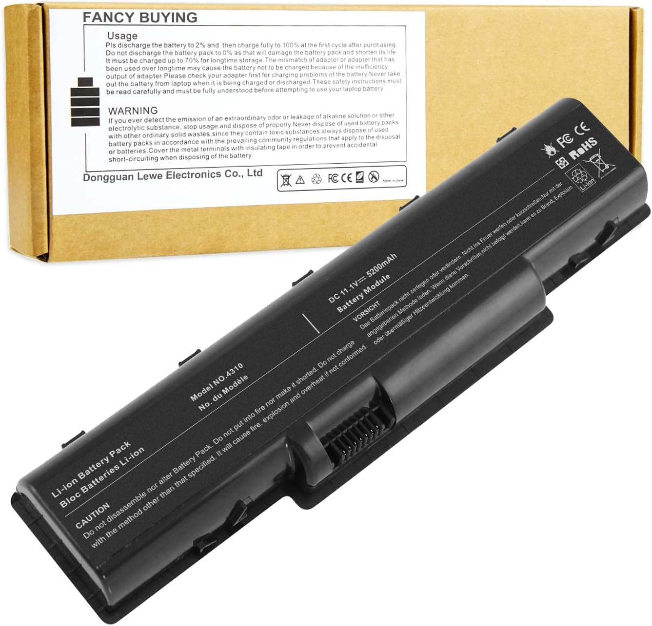 Battery for Acer Aspire 5732Z 4730Z 4732 5735Z 5734Z 4720Z 5740 5738 5735 554...