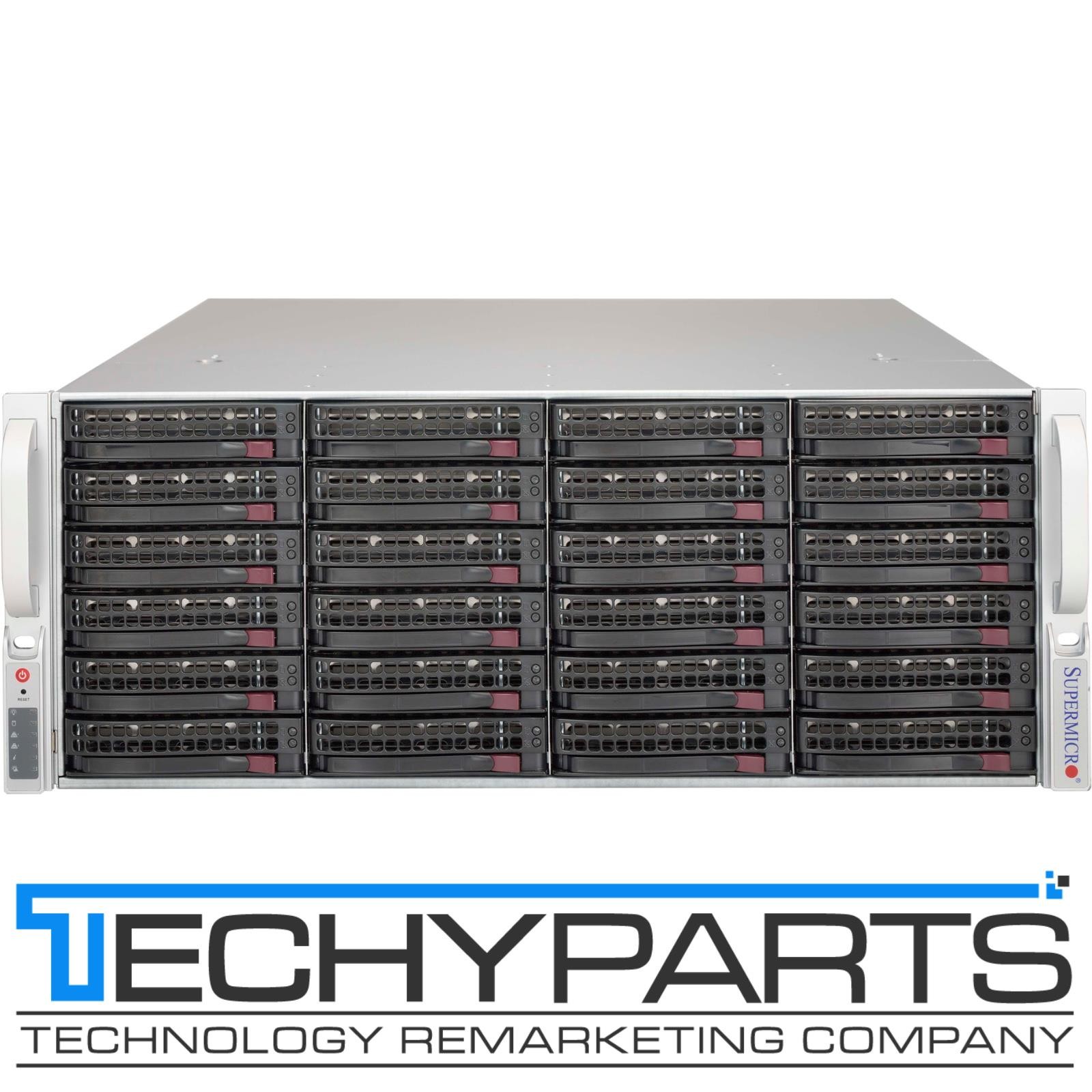 Supermicro CSE-846BE1C-R1K03JBOD 4U Rackmount 3.5" 24-Bay JBOD w/CSE-PTJBOD-CB3