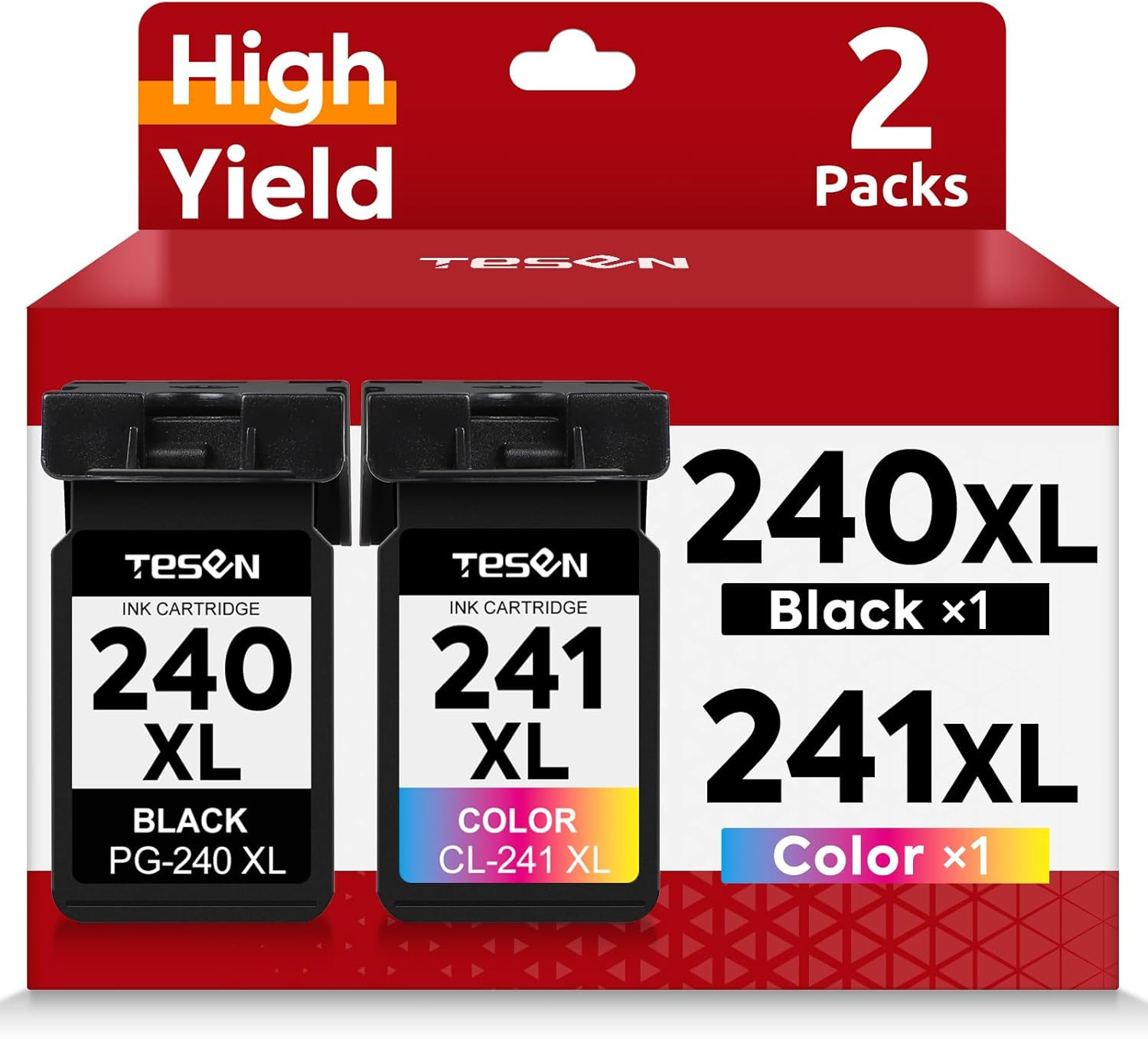 PG-240XL CL-241XL Ink Cartridge Replacement for Canon 240XL 241XL 240 241 PG-240