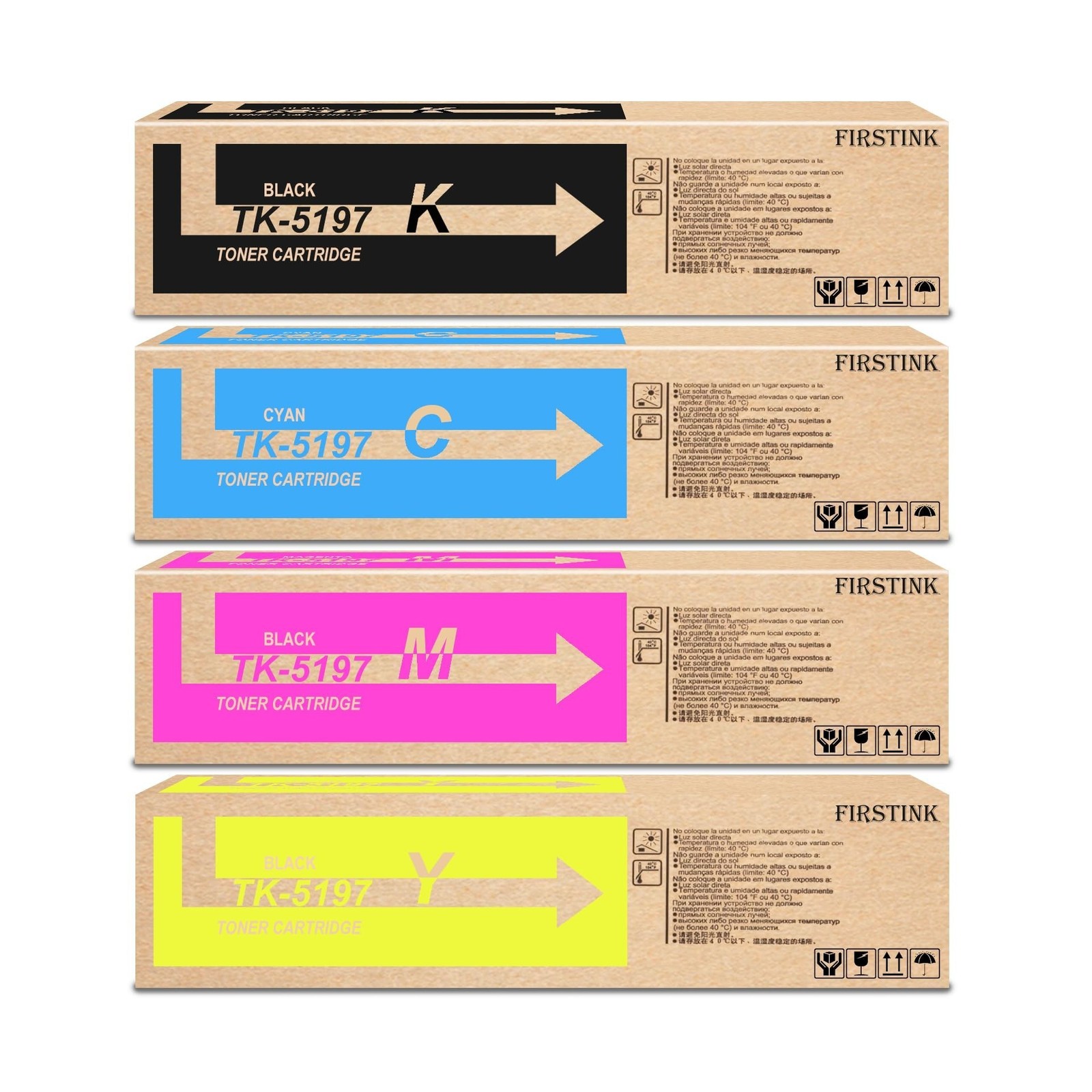 High Capacity TK-5197 Toner Cartridges TK 5197 TK-5197K TK-5197C TK-5197M TK-...