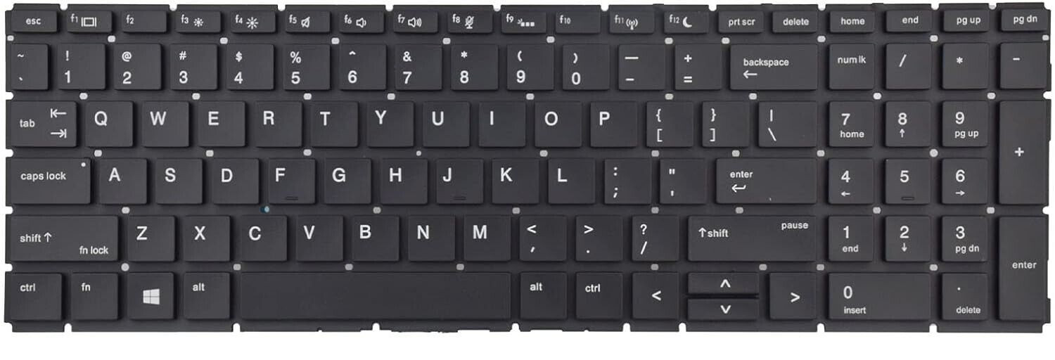 GENUINE HP Probook 450 G6 G7 455 G6 G7 450r G6 455r G6 Laptop Keyboard Backlit