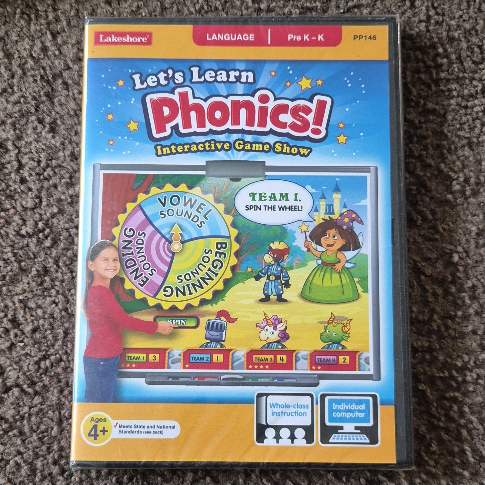 Lakeshore Let's Learn Phonics Interactive Game Show, Reading & Language, PP146