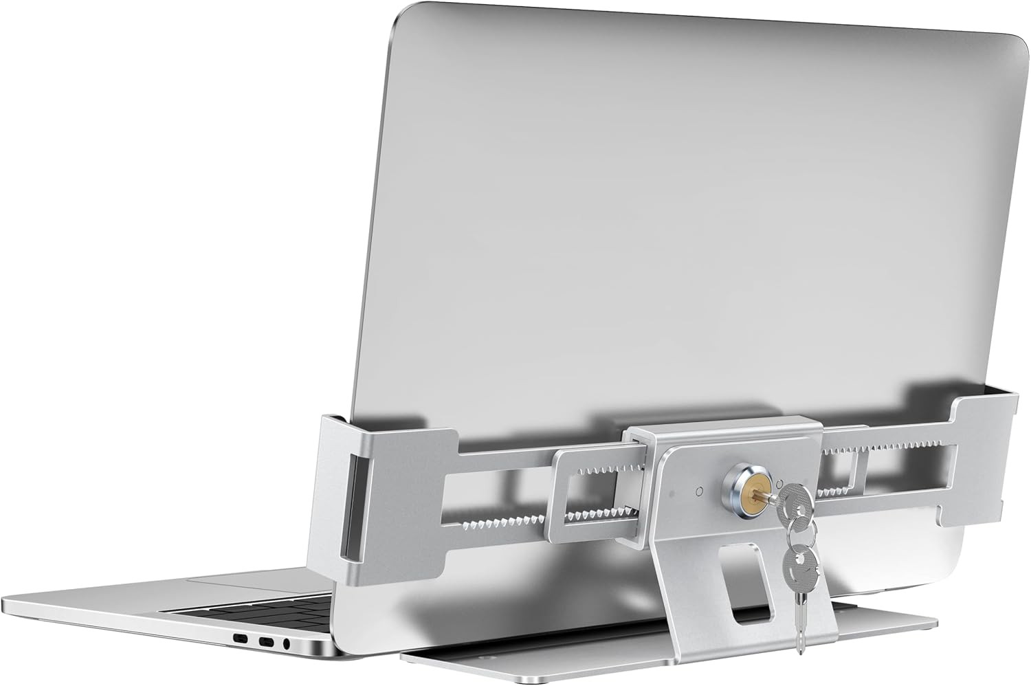 AboveTEK Laptop Lock Station, Aluminum MacBook Security Lock with Secure Copper