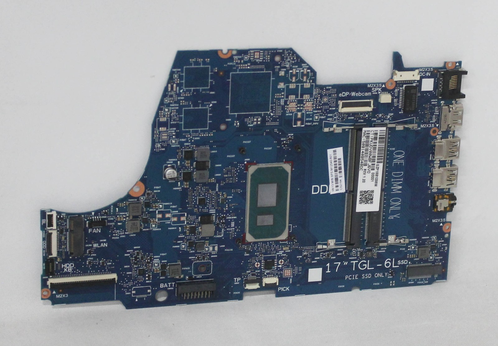 M12540-601 HP MOTHERBOARD UMA PH I5-1135G7 2.4GHZ WIN 17-BY4002DS "GRADE A"