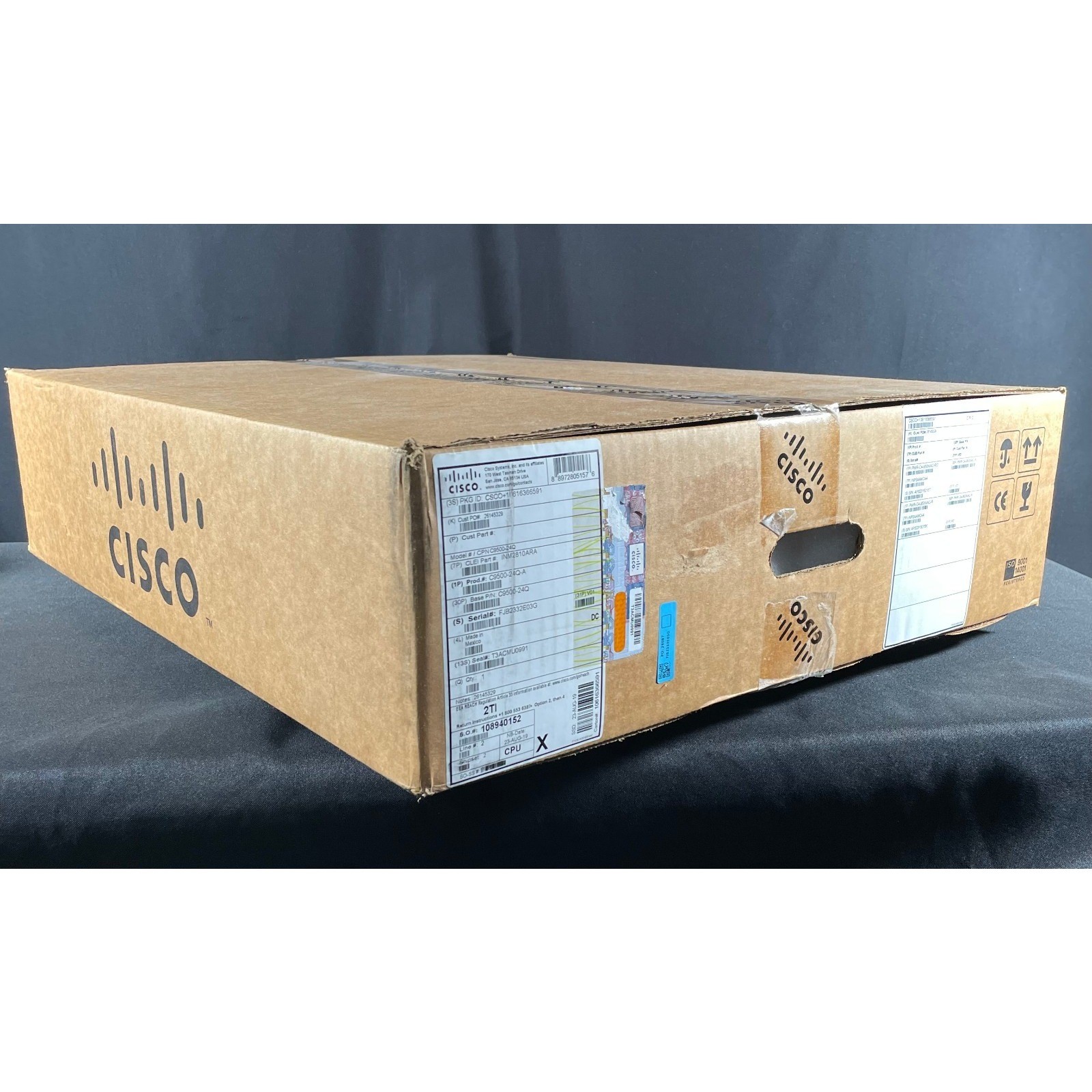Cisco 9500 C9500-24Q-A 24 Port 24x40Gbe QSFP+ Switch-New Sealed Fast delivery 