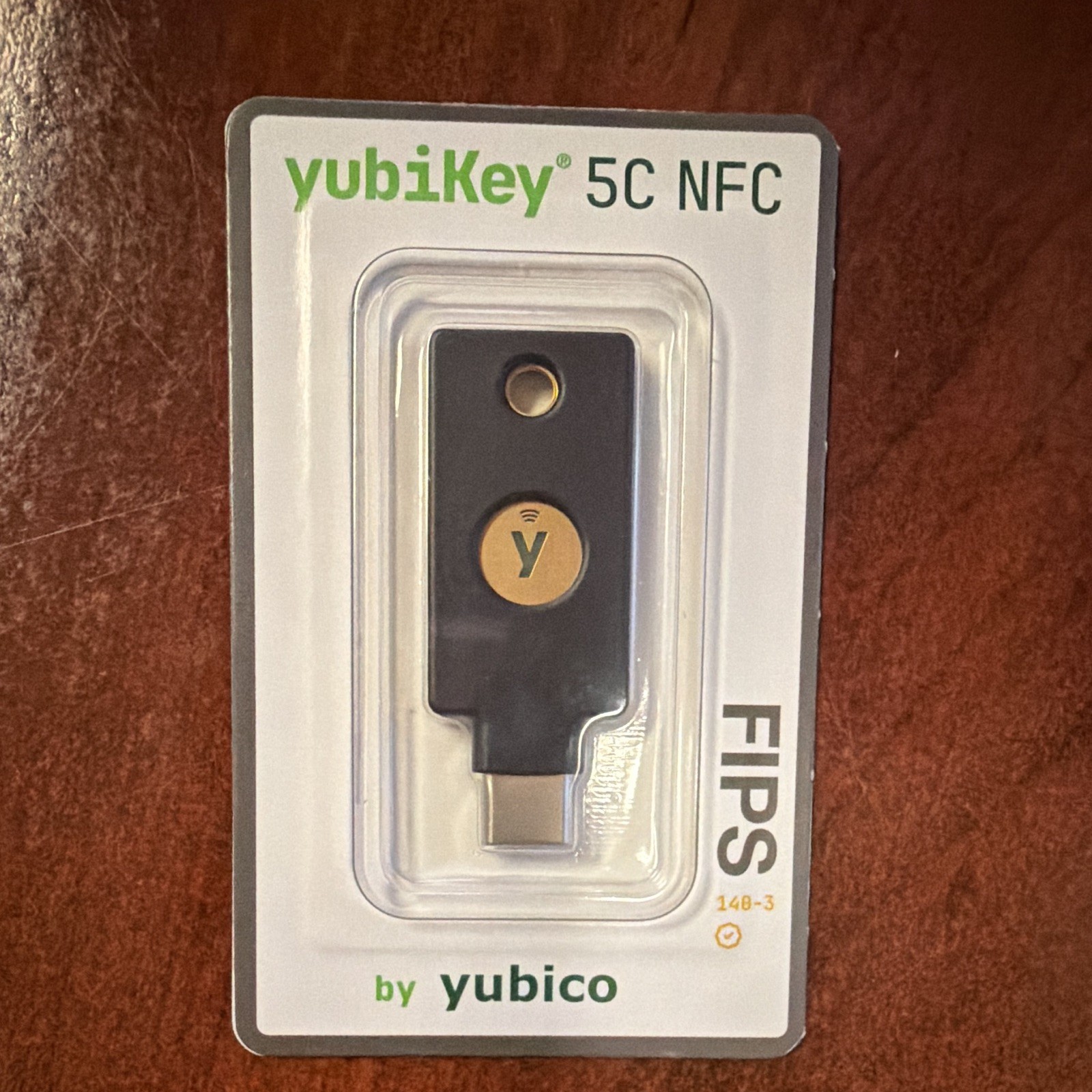 Yubico YubiKey 5C NFC FIPS USB-C NFC Security Key Universal Compatible