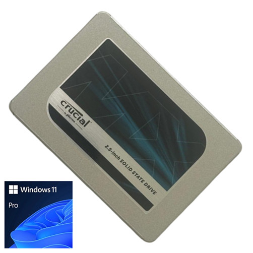 Crucial 1TB MX500 SATA 2.5" SSD with Windows 11 Pro for Lenovo HP Dell ASUS IBM