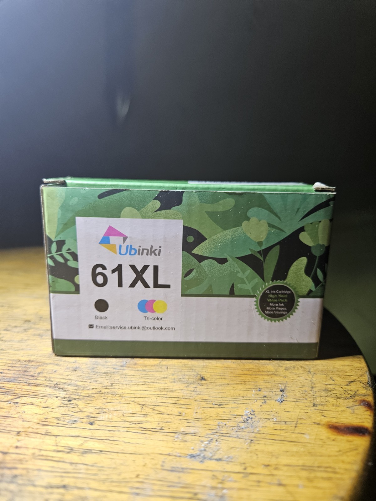 Ubinki 61XL Compatible for HP Inkjet Ink Cartridges Multi-Pack Black/Tri-Color
