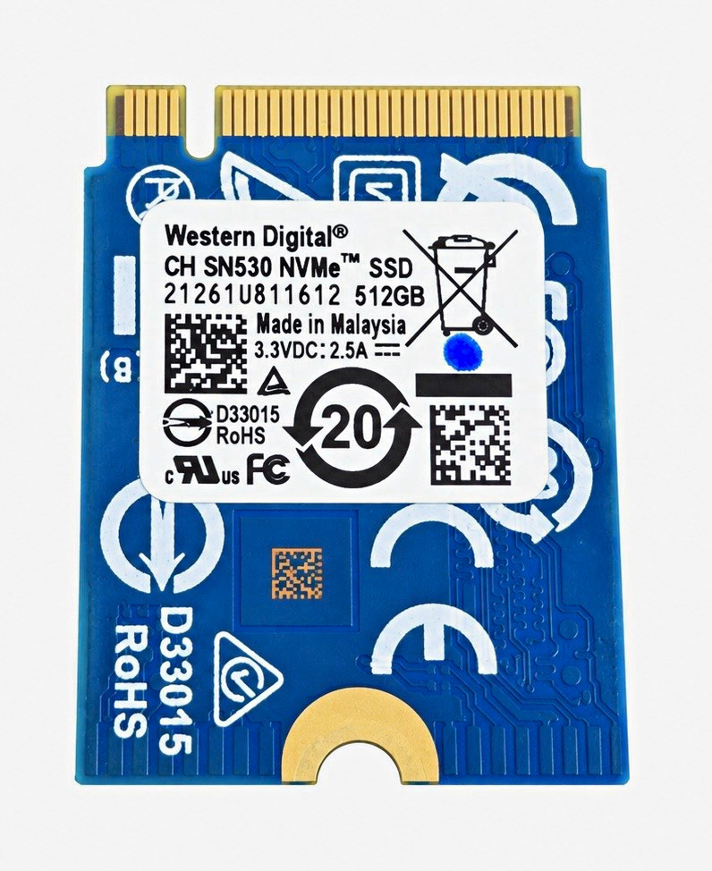 Original - Western Digital SN530 512GB NVMe M.2 Internal SSD Xbox Series,Laptop
