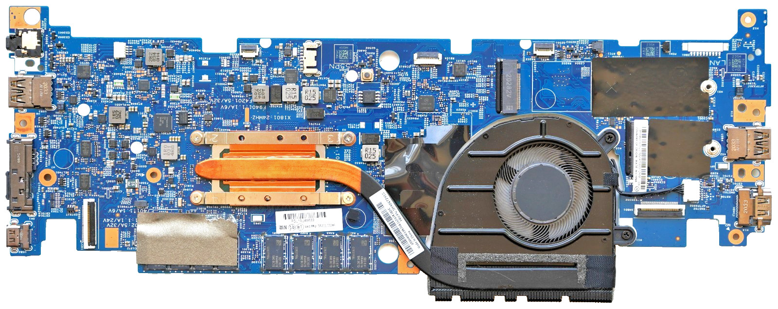 5B20S72246 Lenovo ThinkPad L13 Yoga 20R5 20R6 i5-10210U 8GB 18834-1M Motherboard