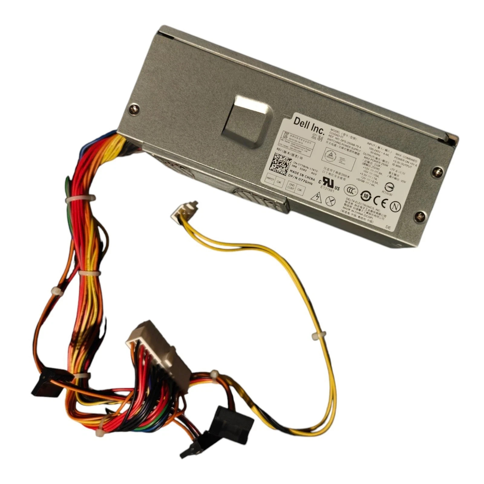 Dell OptiPlex 790 Desktop H250AD-00 250W Power Supply- 7GC81