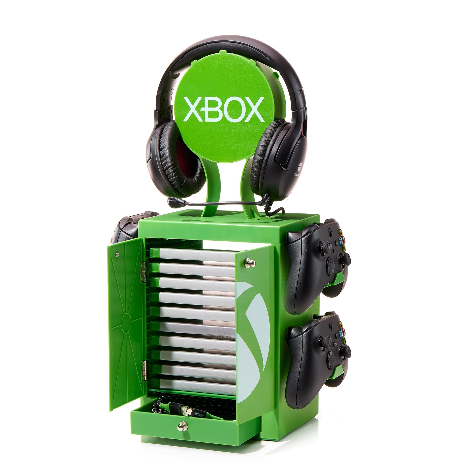 Numskull Official Xbox Series X Gaming Accessory Locker & Storage Stand – Holds