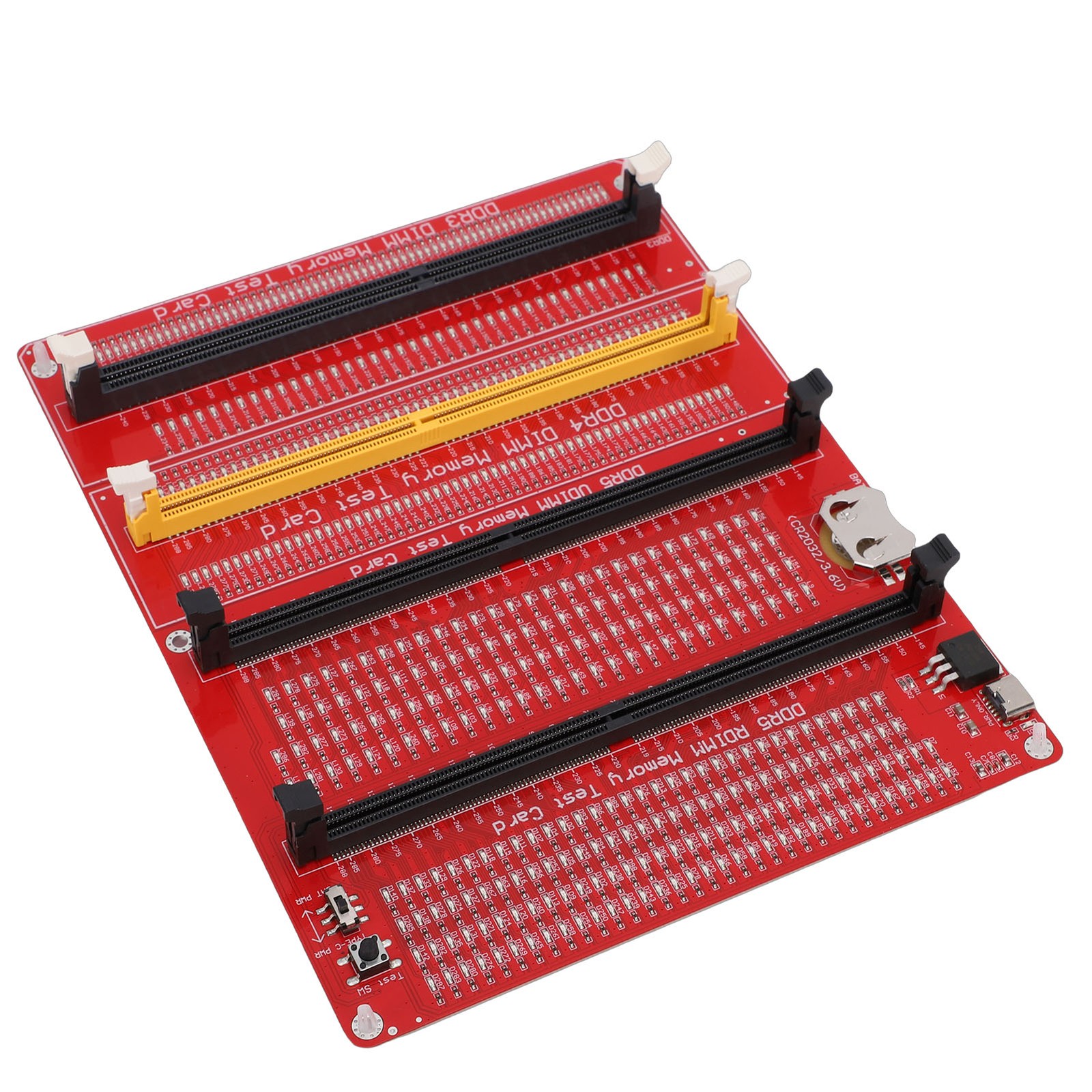 4 In 1 RAM Memory Tester Card Compact And Efficient For Desktop DDR3 DDR4 DDR5