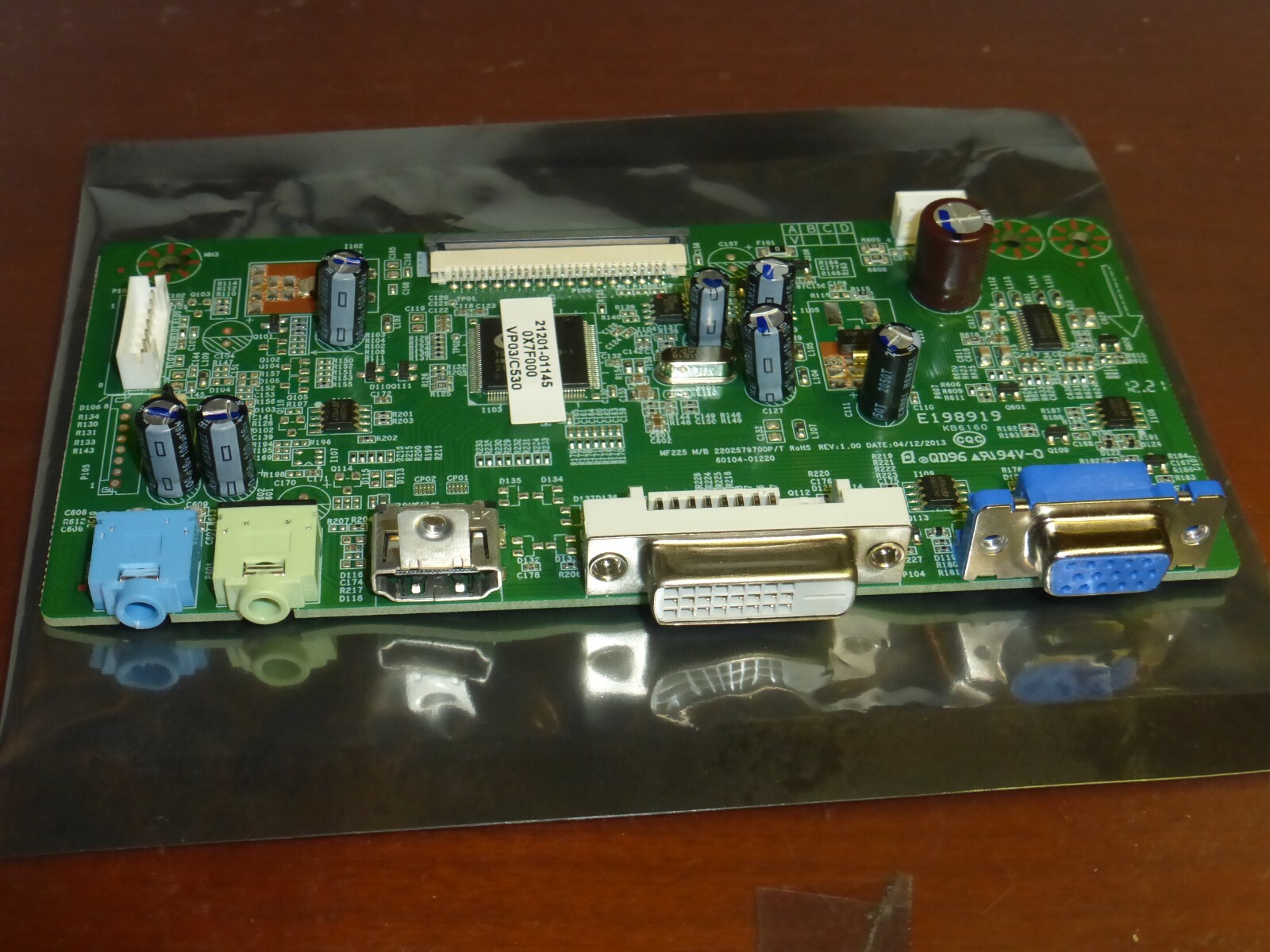 New Planar 20201-01145 OEM Main Board for PXL2430MW 24" Touch Screen Monitor