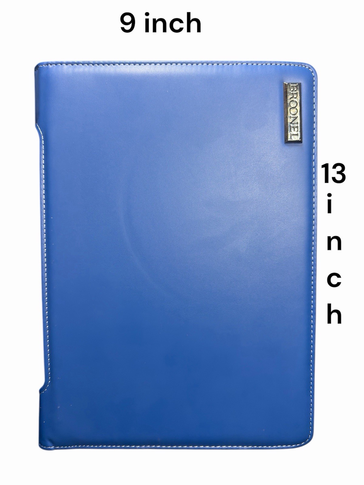 BROONEL Black Folding Folio Case Universal Tablet Laptop Sleeve up to 15"