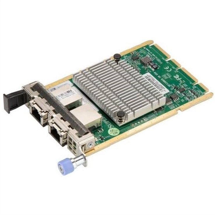 Supermicro AOC-ATG-I2TM Intel X550 dual-port 10GbE RJ45 AIOM Grade A