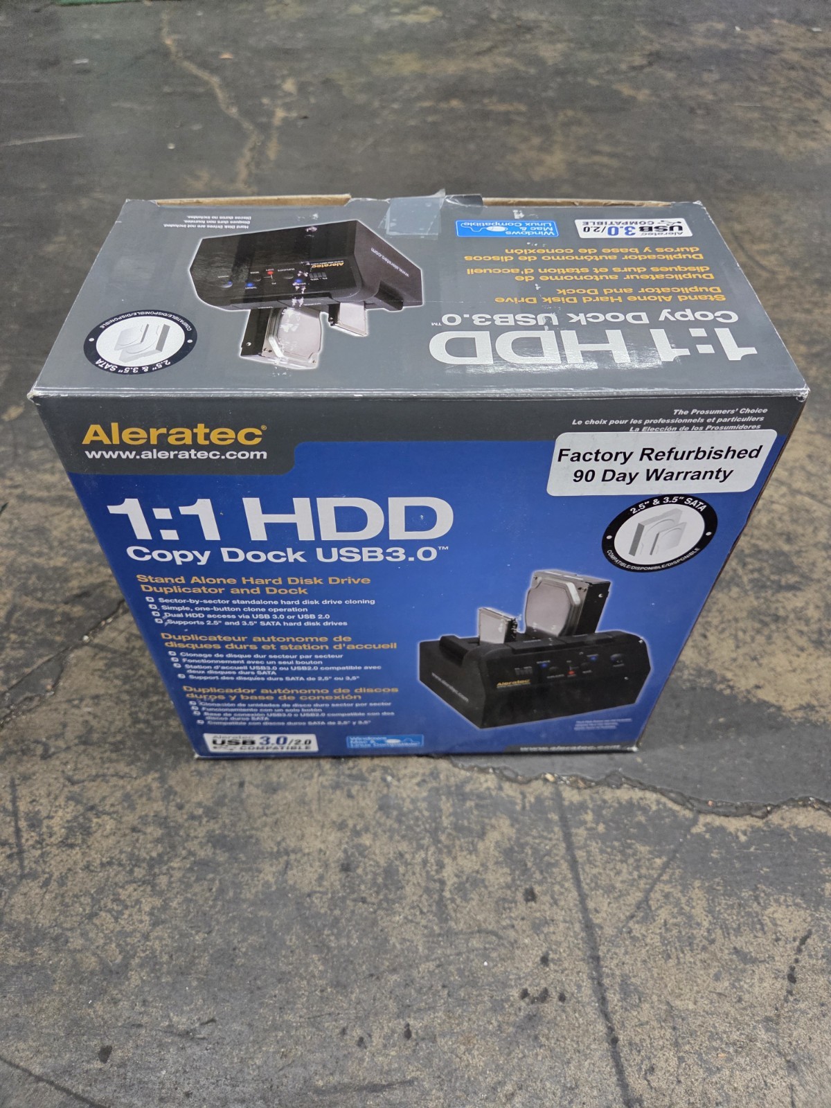 Aleratec 350123 1:1 HDD Copy Dock HDD Duplicator USED