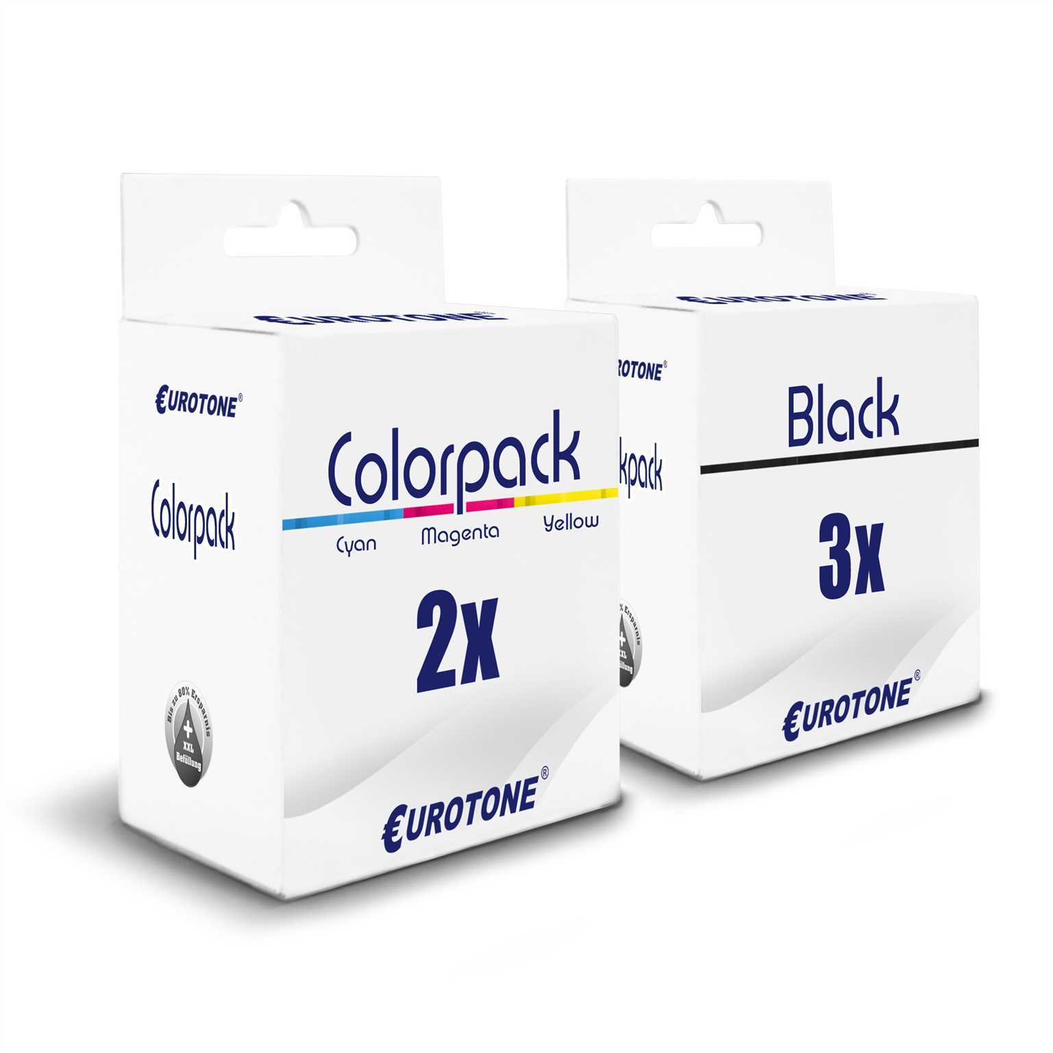 5x Eco Ink 3+2 XXL Replaces Samsung C210 M215 INK-C210/ELS INK-M215/ELS