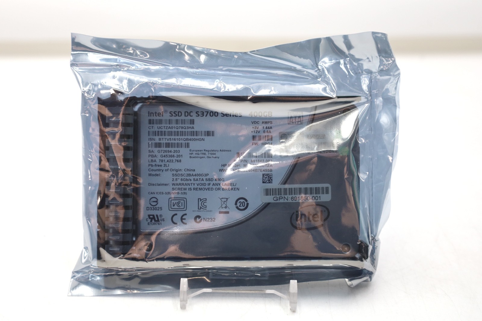 Intel SSD DC S3700 Series 400GB 2.5" SATA SSD - SSDSC2BA400G3P- *NEW*