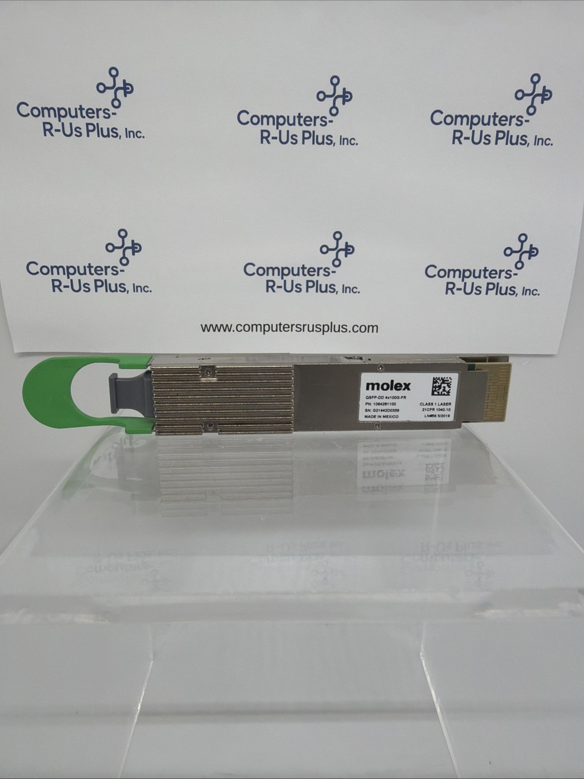 QTY 1 Molex QSFP-DD 4x100G-FR 1064281100 compatible with Cisco QDD-4X100G-FR-S