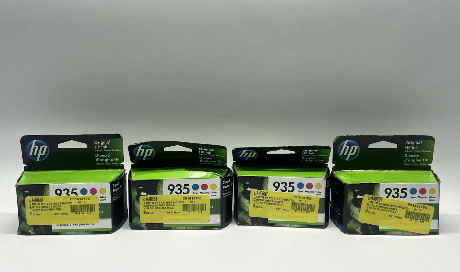 Lot of 4 New Sealed HP 935 Genuine Magenta/Cyan/Yellow Ink Cartridge EXP 05/24