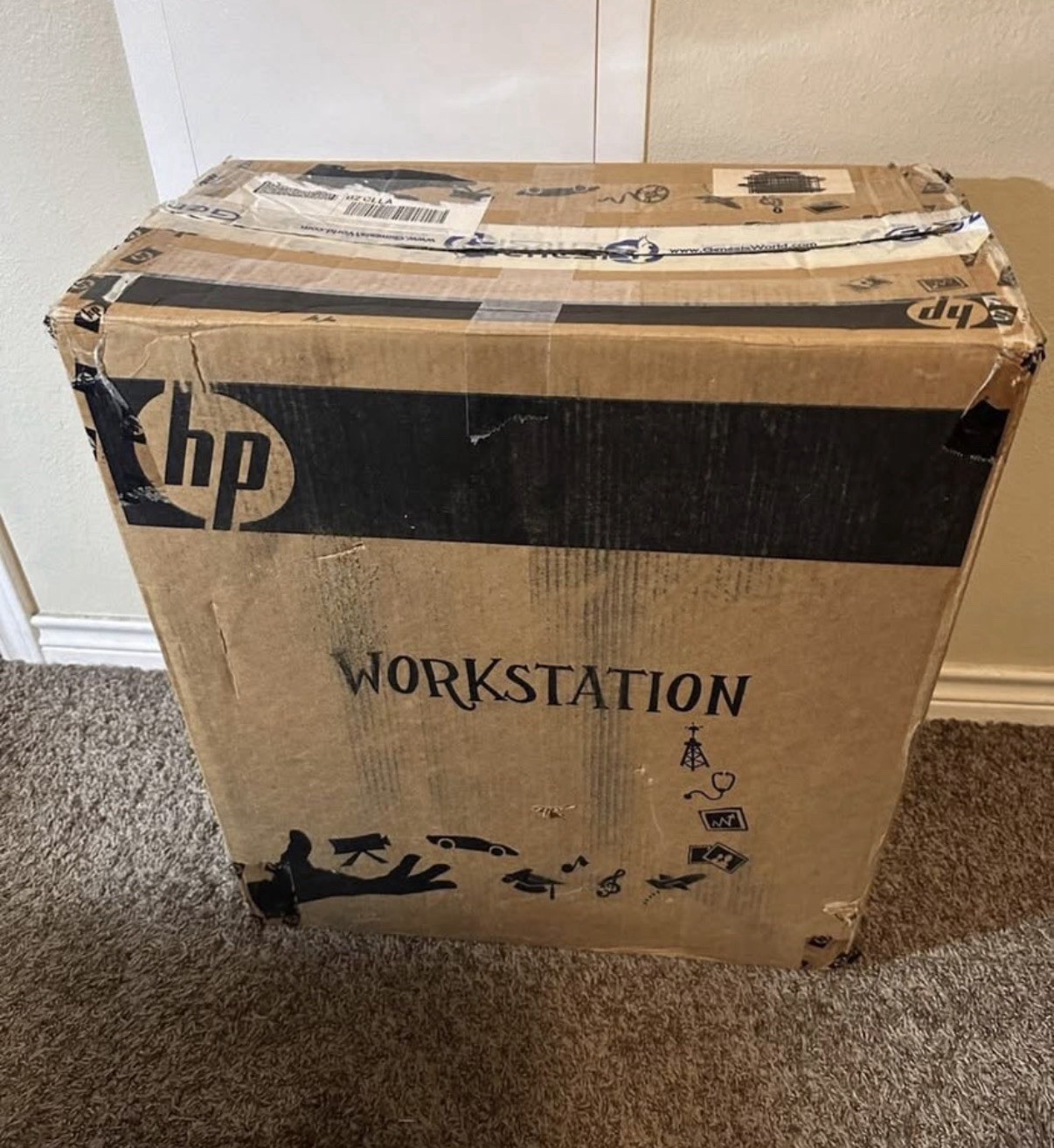 HP xw4600 workstation computer new original packaging. Tested Floppy Disk Drive