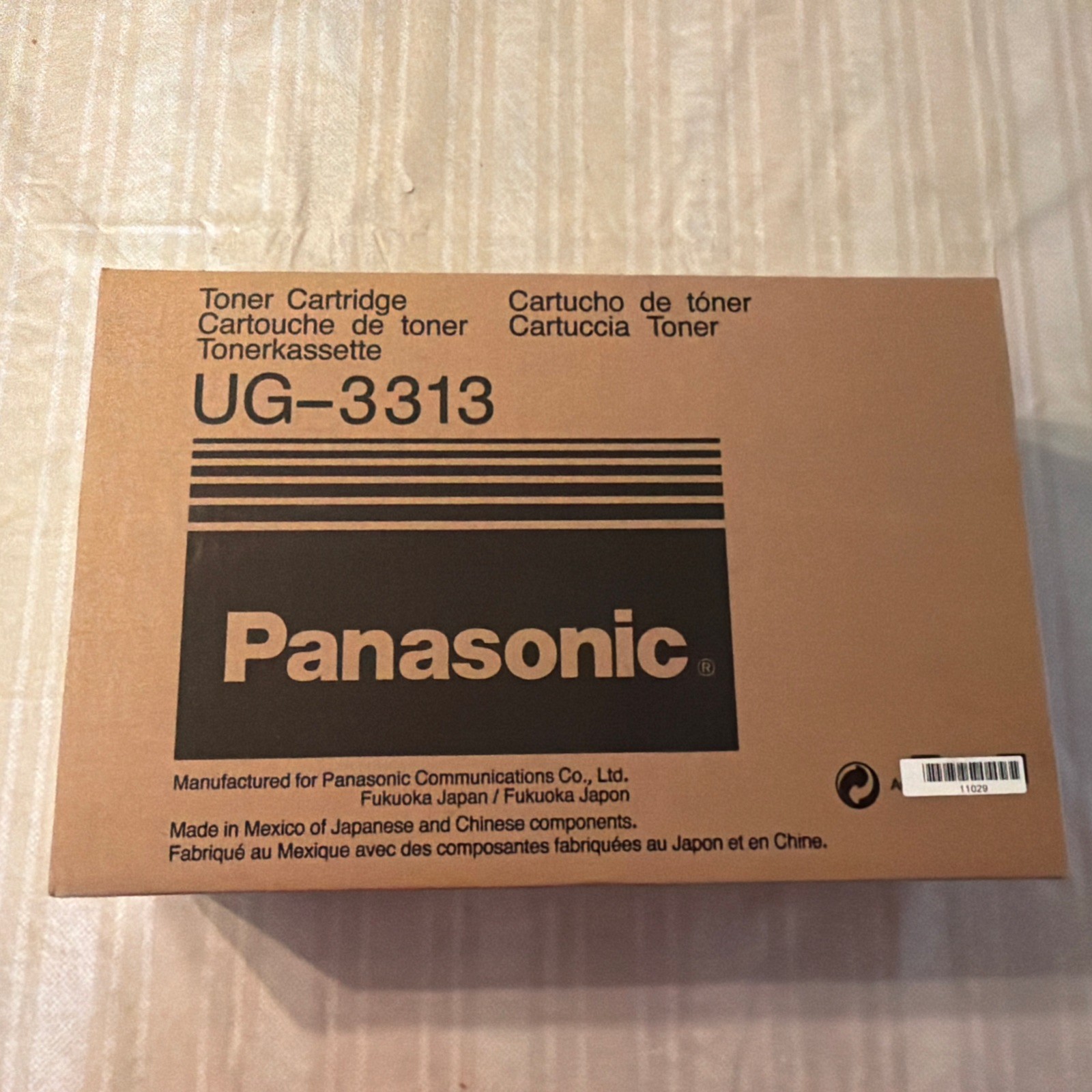Genuine Panasonic OEM toner cartridge UG-3313 Nee Unopened
