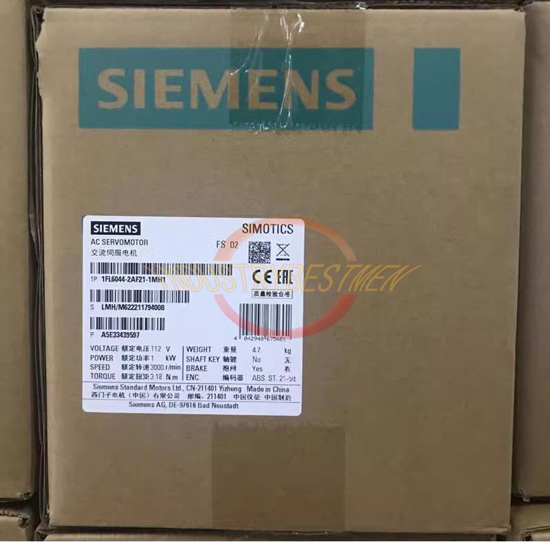 ONE New Siemens servo motor 1FL6044-2AF21-1MH1 FedEx or DHL