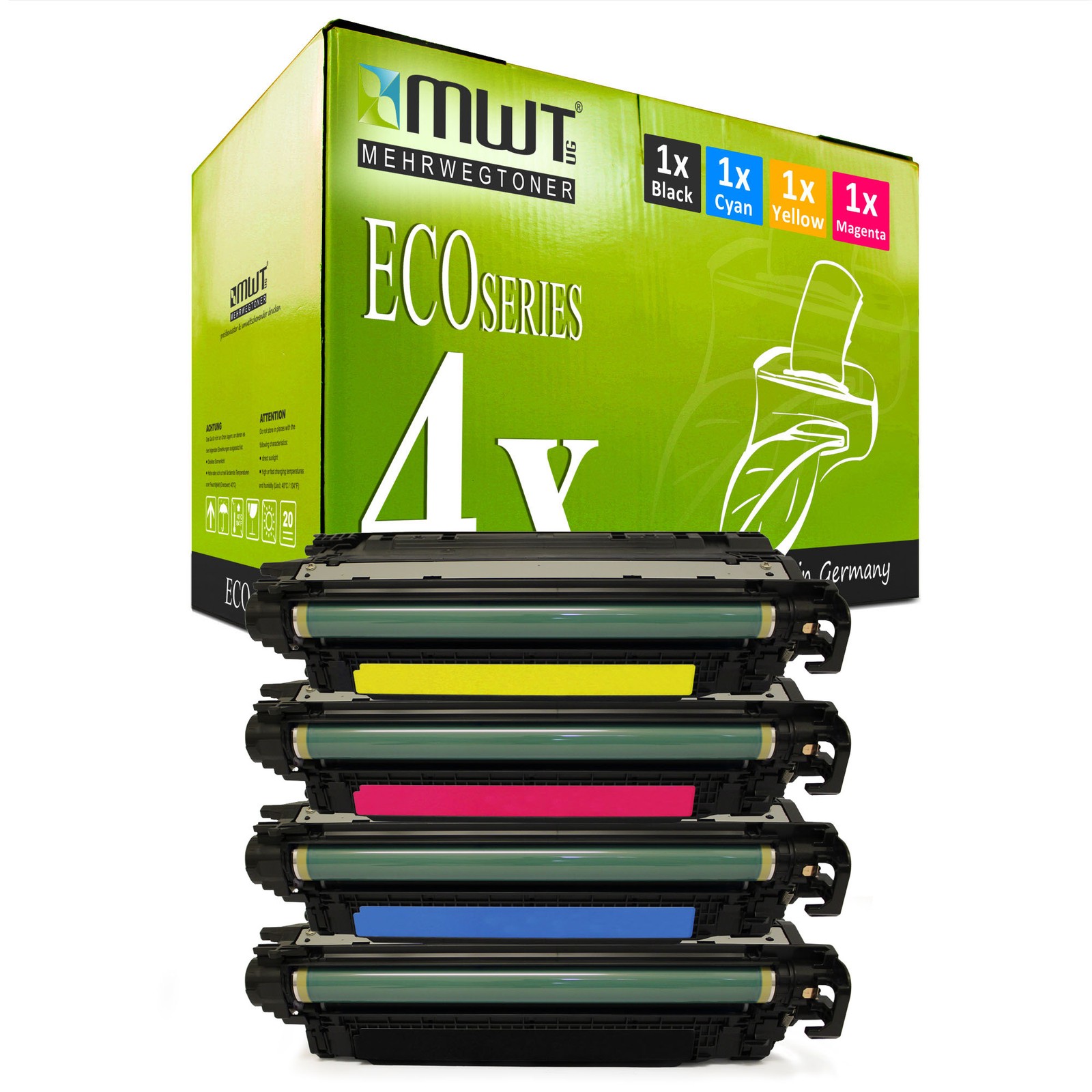 4x MWT ECO XXL Toner Cartridge CF320X for HP MFP M-680-f Color