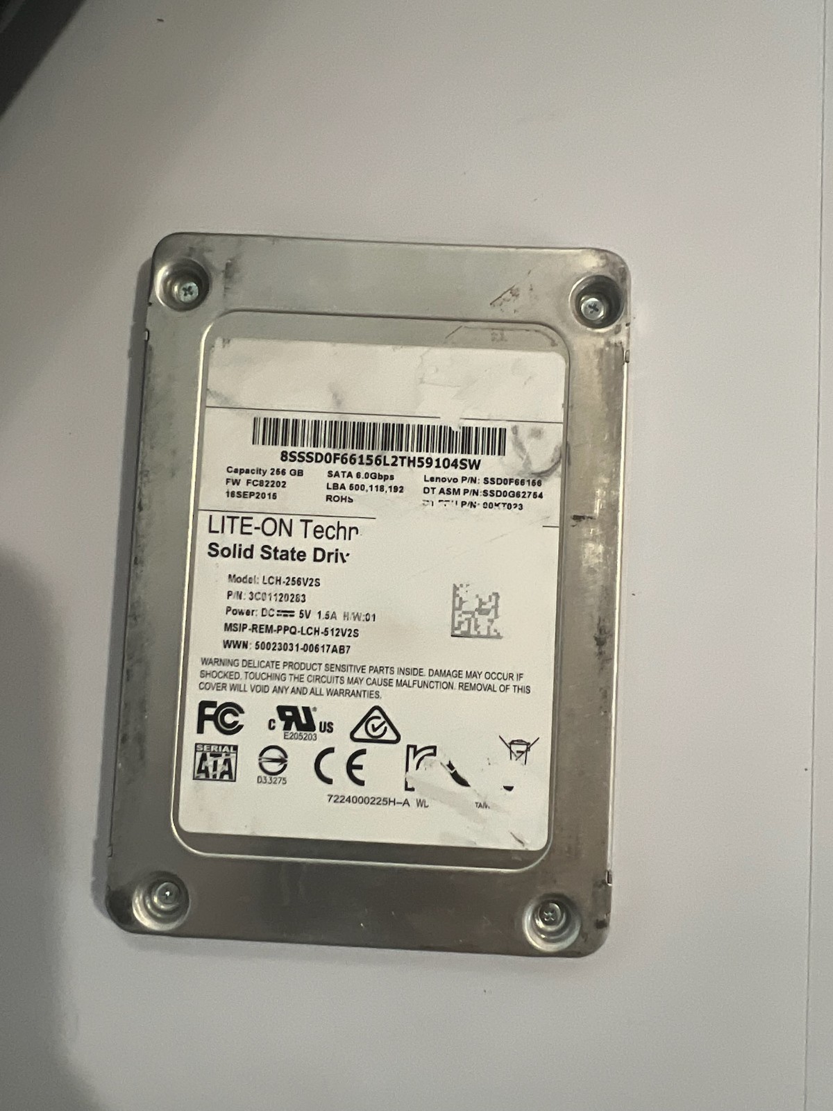 256GB LITE-ON 2.5-inch SATA SSD WITH WINDOWS 11 PRO UEFI INSTALLED & ACTIVATED