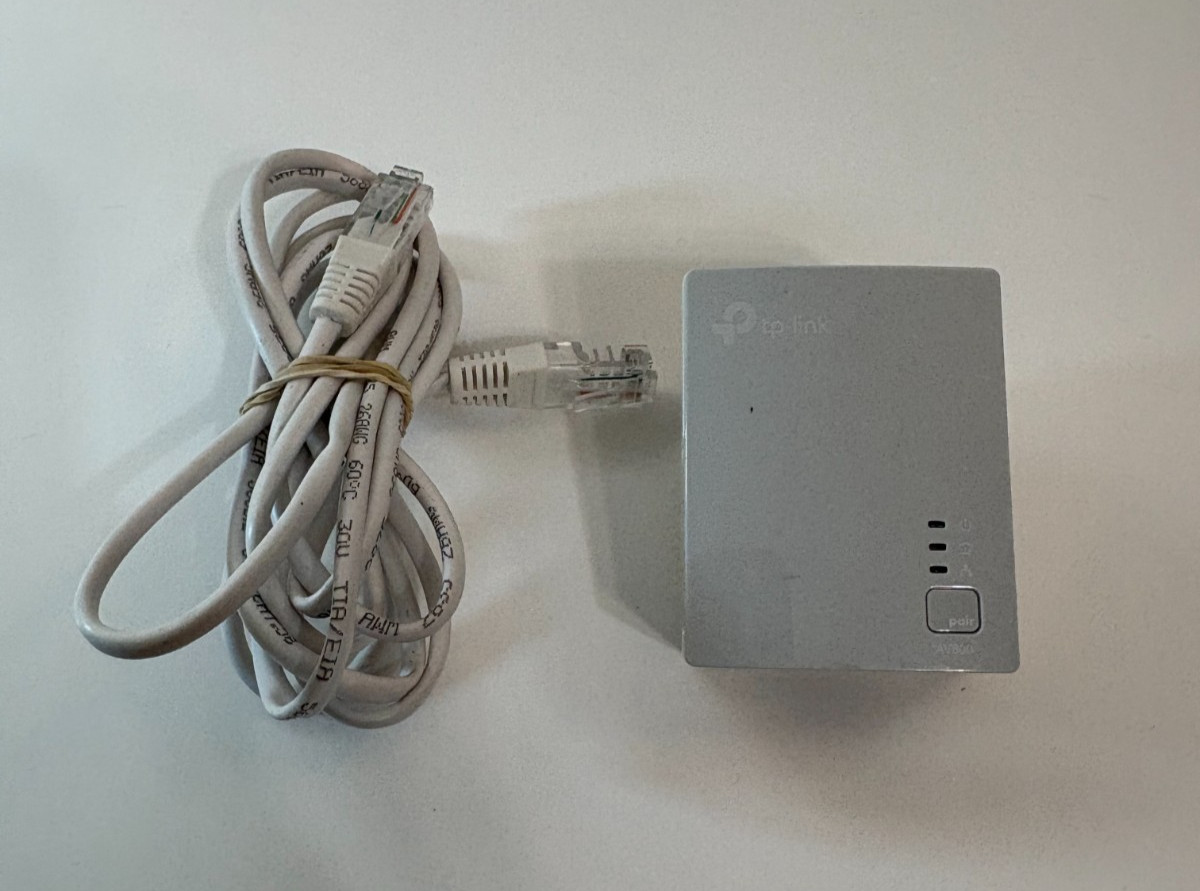 TP Link AV600 TL-PA4010 Powerline Adapter 1 Port Ethernet