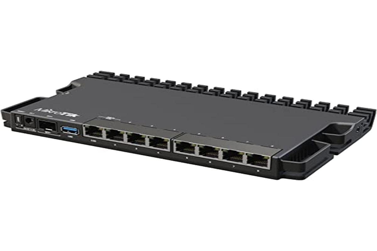 MikroTik RouterBORD 5009UG+S+ with Marvell Armada ARMv8 CPU, Small, Black