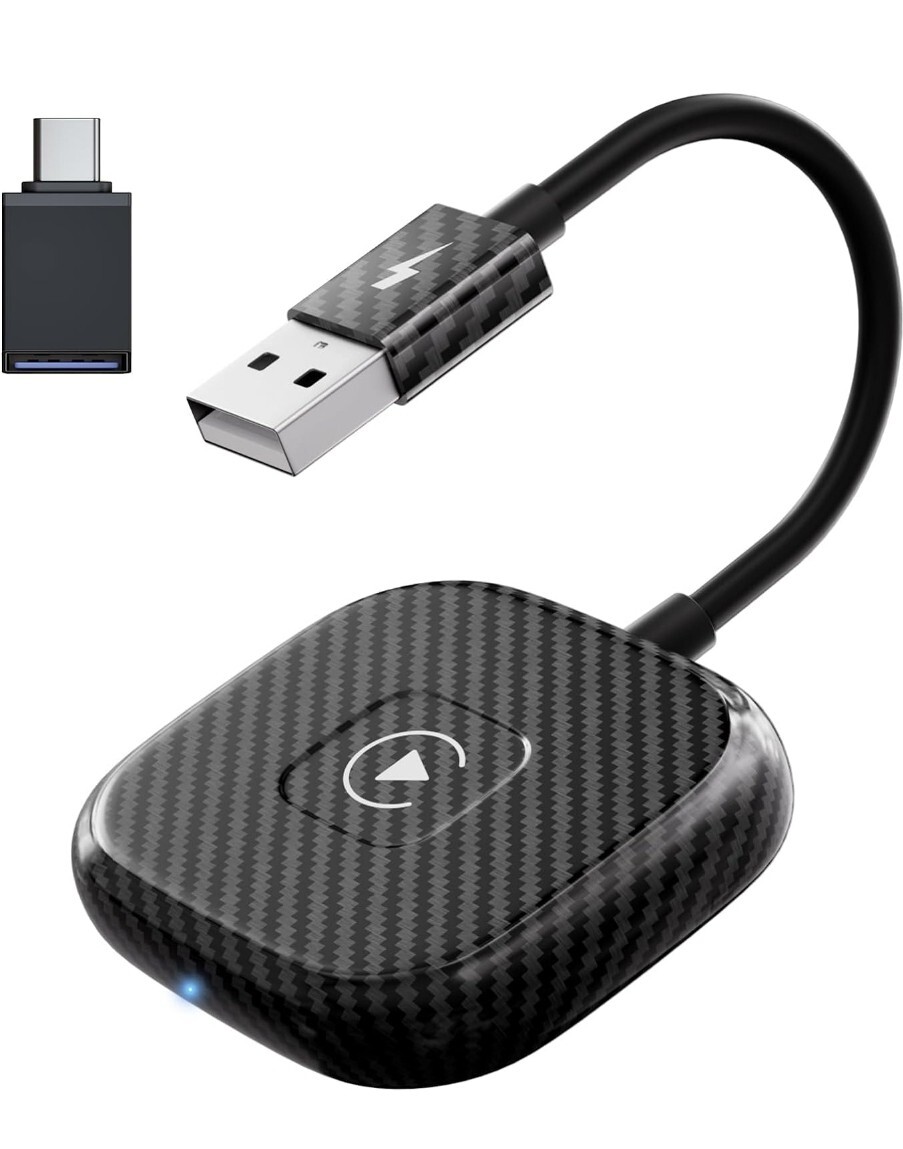 Anithen Wireless CarPlay Adapter for Apple iPhone Wireless USB Dongle Converter 