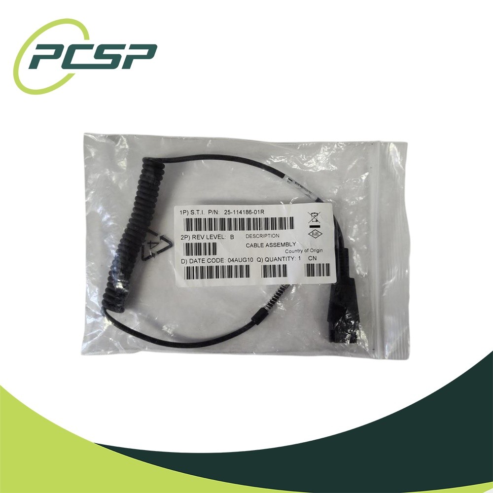 Genuine OEM Symbol 25-114186-01R Headset Adapter for Motorola WT4X Series