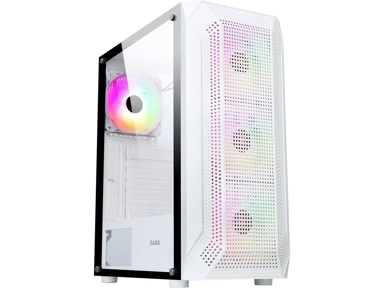 Gaming PC Prebuilt Computer Tower Ryzen 7 CPU 4.6Ghz 32GB RAM 1TB SSD 700 Watt