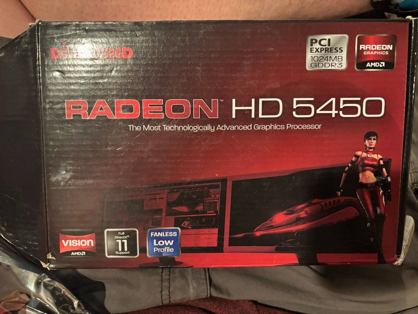 Diamond Ati Radeon HD 5450 PCI Express GDDR3 1GB Video Graphics Card (5450PE31G)