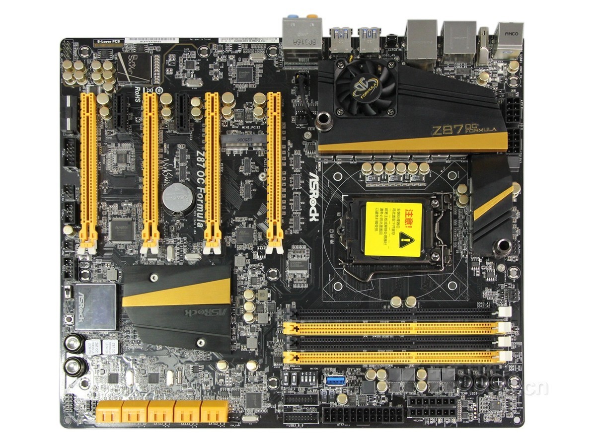For ASROCK Z87 OC FORMULA motherboard LGA1150 4*DDR3 32G HDMI E-ATX Tested OK