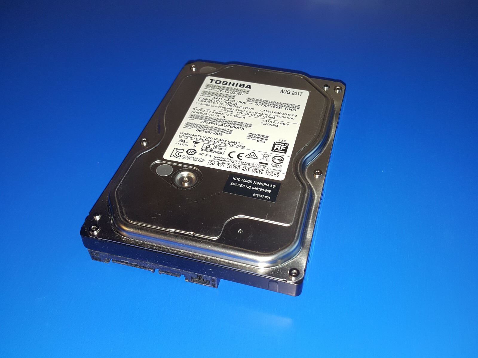 HP Pavilion 550-036 - 500GB Hard Drive with Windows 10 Pro 64-Bit Installed