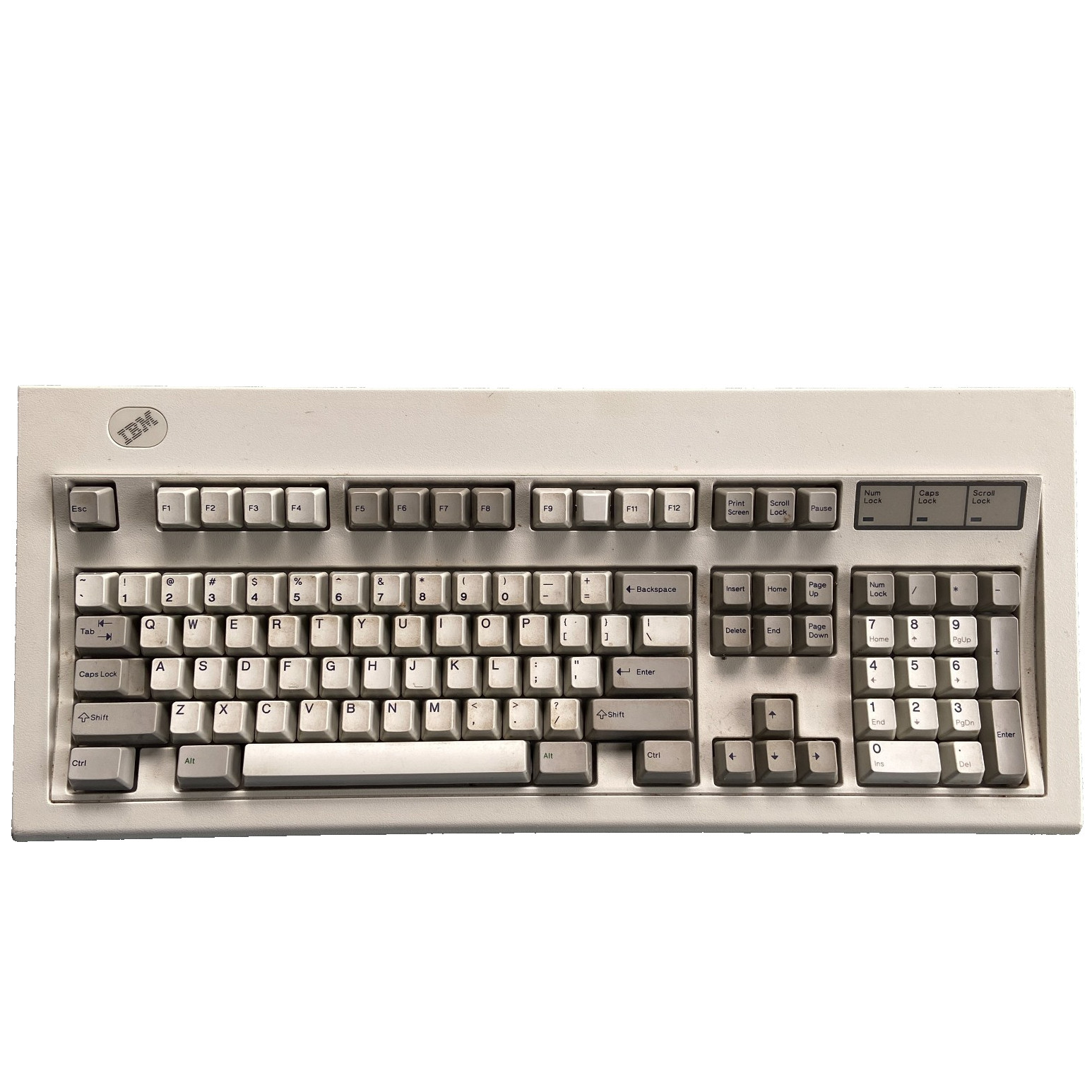 Vintage IBM Mechanical Keyboard Clickity Clack Model M R1 1984 Made USA Computer