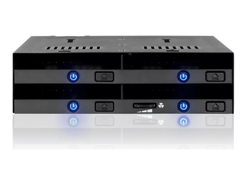 Icy Dock FlexiDock 4x 2.5" to 1x 5.25" Bay Mobile Rack SATA MB014SP-B R1