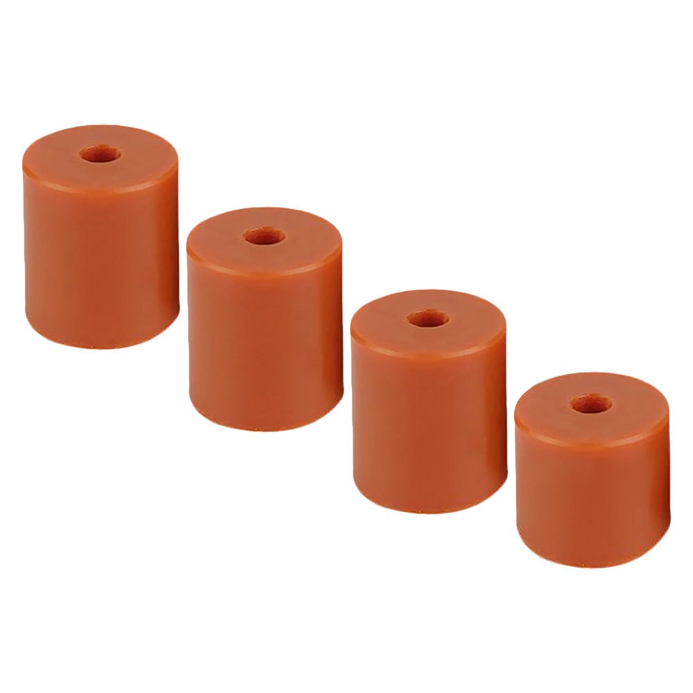 Reusable Silicone Hot Bed Mounts Column for 3D Printer 4Pcs Orange