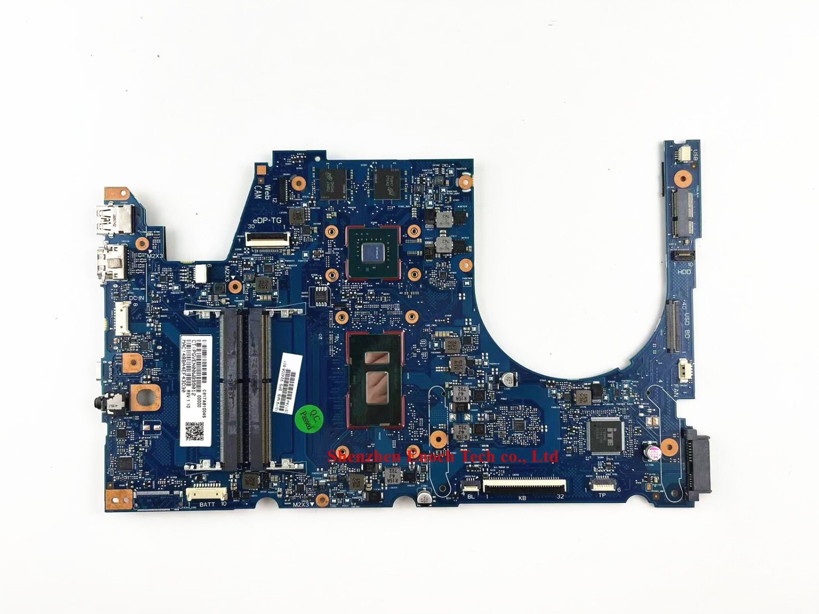 924006-601 6050A2922701 i7-8550U MX150 4GB HP Envy 17-U 17T-U Laptop motherboard