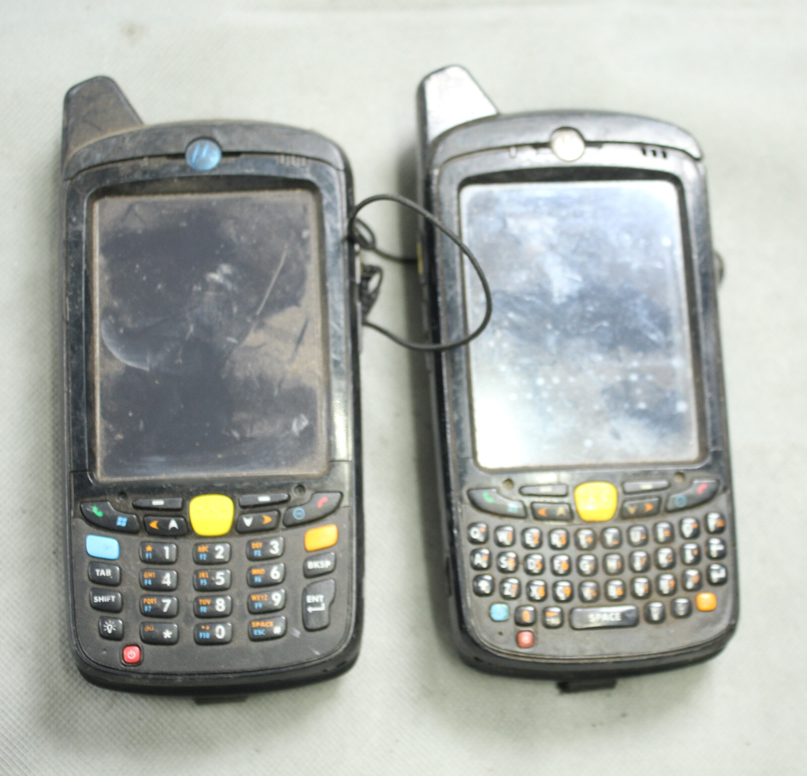 Lot of 2 Motorola MC659B Barcode Scanners - No Backs
